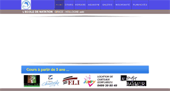Desktop Screenshot of ecolenatation.be